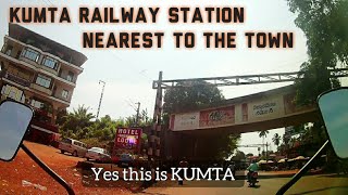 KONKAN RAILWAY STATION KUMTA | KARNATAKA | THE NEAREST TO THE TOWN IN THE KONKAN RAILWAY STRETCH |