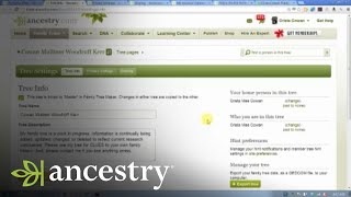 Ancestry.com Online Family Trees: Privacy and Sharing | Ancestry