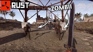 Sunt atacat de ZOMBII  | RUST - ziua 1