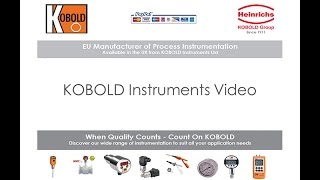 KOBOLD Instruments LTD UK Product Video