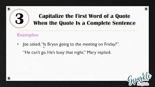 Capitalization Rules - When to Use Uppercase and Capital Letters | English Writing Essentials | ES
