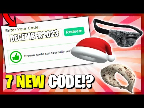 *7 Codes!?* ALL NEW PROMO CODES in ROBLOX (December 2023)