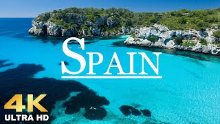 Spain 4K VIDEO • Beautiful Scenery & Sad Piano, Relaxing Music • Scenic Relaxation Film