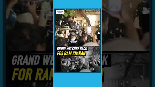 After Naatu Naatu's Triumph At Oscars, Ram Charan Receives Grand Welcome Back From Fans At Hyderabad
