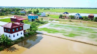 ទស្សនាទេសភាពភូមិពោធិ៍ ឃុំពោធិ៍ ស្រុកស្រីសន្ធរ ខេត្តកំពង់ចាម នារដូវភ្ជុំបិណ្ឌ