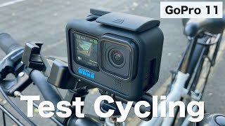 GoPro 11 : Cycling stabilization test from Sendai in Japan