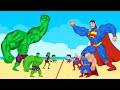 Evolution of HULK Family vs Evolution of SUPER-MAN Family : Who Will Win | SUPER HEROES MOVIE