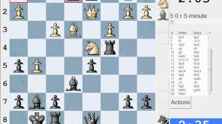 Chess World.net: LIVE Blitz #1291 vs UBO-SATLAH (IM) (2252) - シチリア: ドラゴン - 頭皮警告!