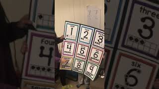 Touch math - adding 7