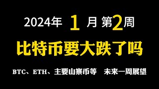 【2024年1月第2周】比特币是不是要大跌了？ | BTC | ETH | SOL | EDU | TIA | 第11期价格行为特训营 陪跑群