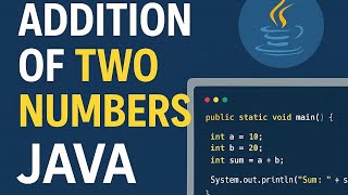 Sum of two numbers in a java arithmetic operators #java #programming
