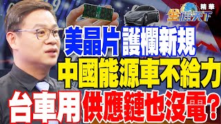 【精華】美公布晶片護欄新規 中國能源車不給力！台灣車用供應鏈也沒電？#許豐祿 @tvbsmoney 20230323