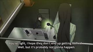 Durarara!! x2 Shou - Izaya \u0026 Namie talk about Mairu \u0026 Kururi (Part 6)