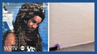 Mural paying tribute to beloved local artist suddenly repainted