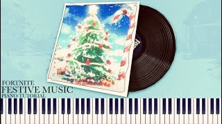 Fortnite - Festive Music (Christmas Lobby Theme) (Piano Tutorial + Sheets)