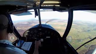 Ikarus C42 Local Flight with ATC