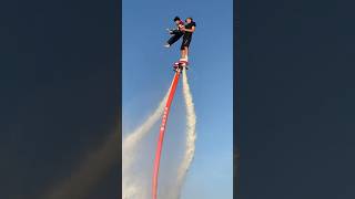 POV: You're the Hot Newbie on Flyboard 👀←教练这个神操作绝了！🔥 #flyboard #watersport #amazingchina