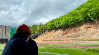 【スキート射撃】クレー射撃・スローモーションで見る・Skeetshooting Slow motion