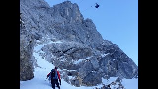 Zugspitze 2962m Nordwand/Eisenzeit im Winter