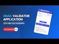 Build a Custom Email Validation Form | Modern HTML CSS JS