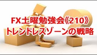 FX土曜勉強会《210》トレンドレスゾーンの戦略