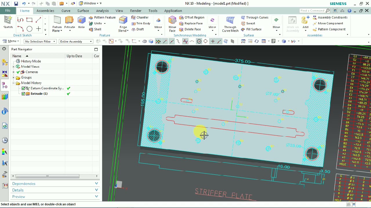 Import And Export The DXF/DWG Cad Files In NX_ Tutorial - YouTube