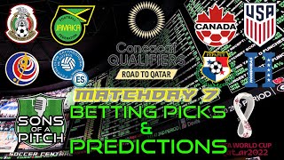 CONCACAF World Cup Qualifying 2022 Betting Picks and Predictions | Matchday 7