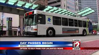 Cincinnati Metro offers all-day passes