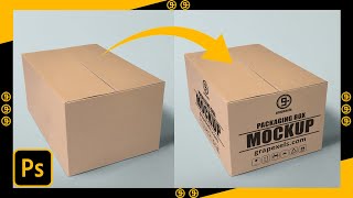 Create parcel mockup in photoshop #shorts #photoshoptutorial