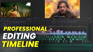 Professional Bollywood/Hollywood Editing Timeline Breakdown - How They Set-up Their Timeline