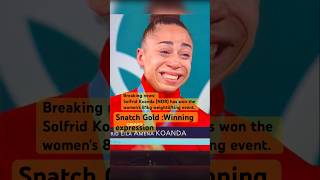 “Unstoppable: Solfrid Koanda’s Golden Triumph Inspires Women Worldwide”#news #shortvideos #trending