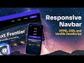 Responsive Navbar HTML, CSS, and JavaScript