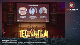 TEQnation 2023: Bert Jan Schrijver, April Edwards, Daniel Gebler \u0026 Lukas Batteau - Panel discussion