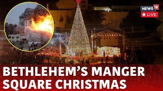 LIVE: Latin Patriarch of Jerusalem Arrives In Bethlehem| Christmas 2024 | Manger Square |  | N18G