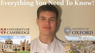 OXBRIDGE Application Process Explained Fully