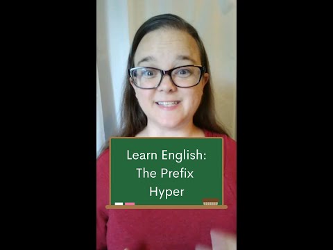 What words have the prefix hyper?