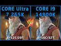 Intel Core Ultra 7 265K vs Intel Core i9 14900K