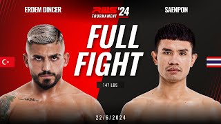 Full Fight l Erdem Dincer W.M.C. Lamai Muay Thai vs Saenpon Sor. Sommai I RWS