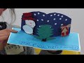 ポップアップなクリスマスカードを作ろう１ makiko yamaguchi workshop for children