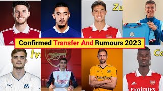 New Confirmed Transfer And Rumours 2023 | kiwior, Rice, Zubimendi, Gusto, Perrone, Dawson, Camavinga