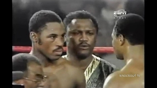 Larry Holmes(44-0) vs Marvis Frazier(10-0)- Big Mismatch Mike RjHorne