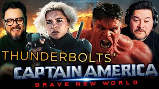 CAPTAIN AMERICA: BRAVE NEW WORLD & THUNDERBOLTS* Trailer Reactions! D23 • Red Hulk • Avengers