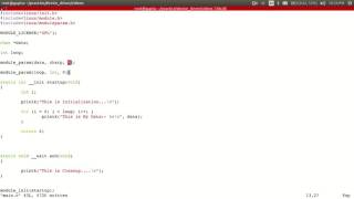 Linux Device Driver-Module parameter