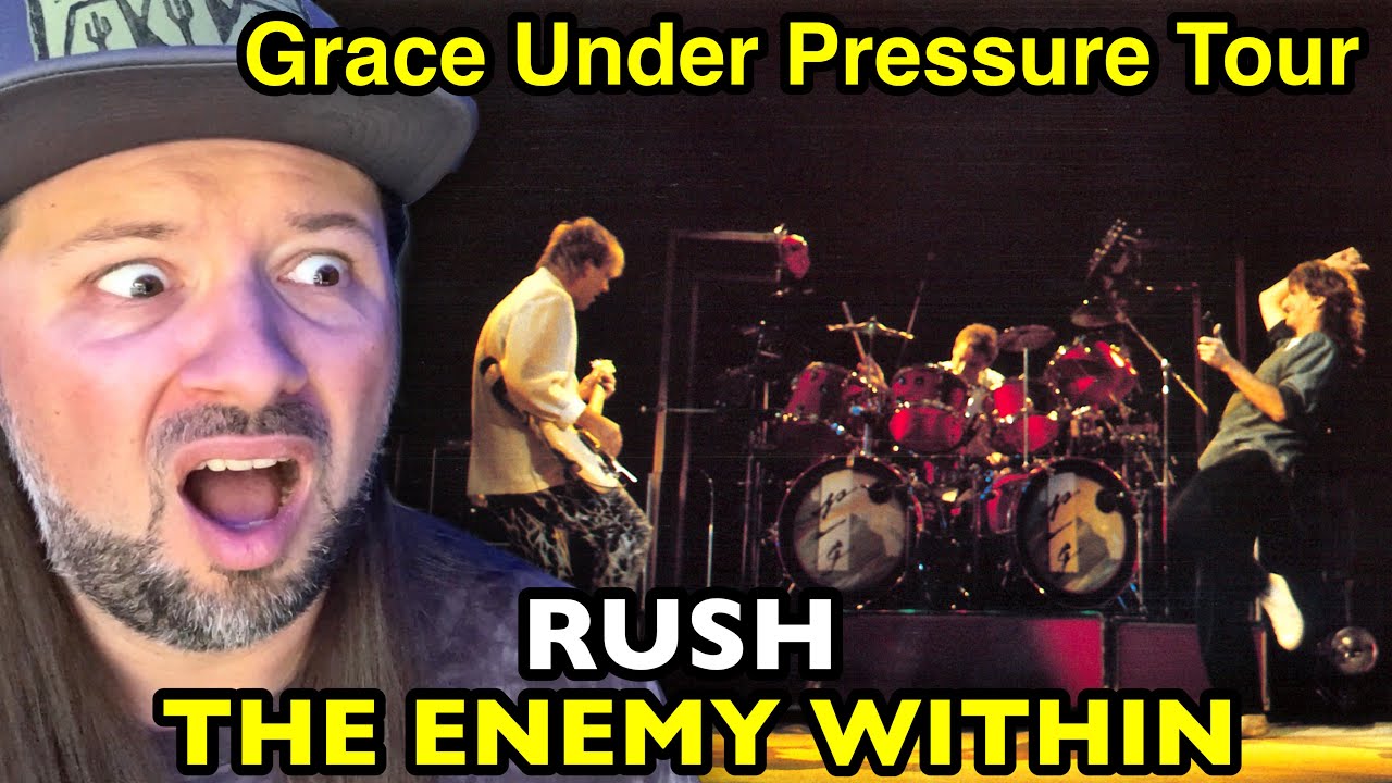 RUSH The Enemy Within LIVE 1984 GRACE UNDER PRESSURE TOUR | REACTION ...