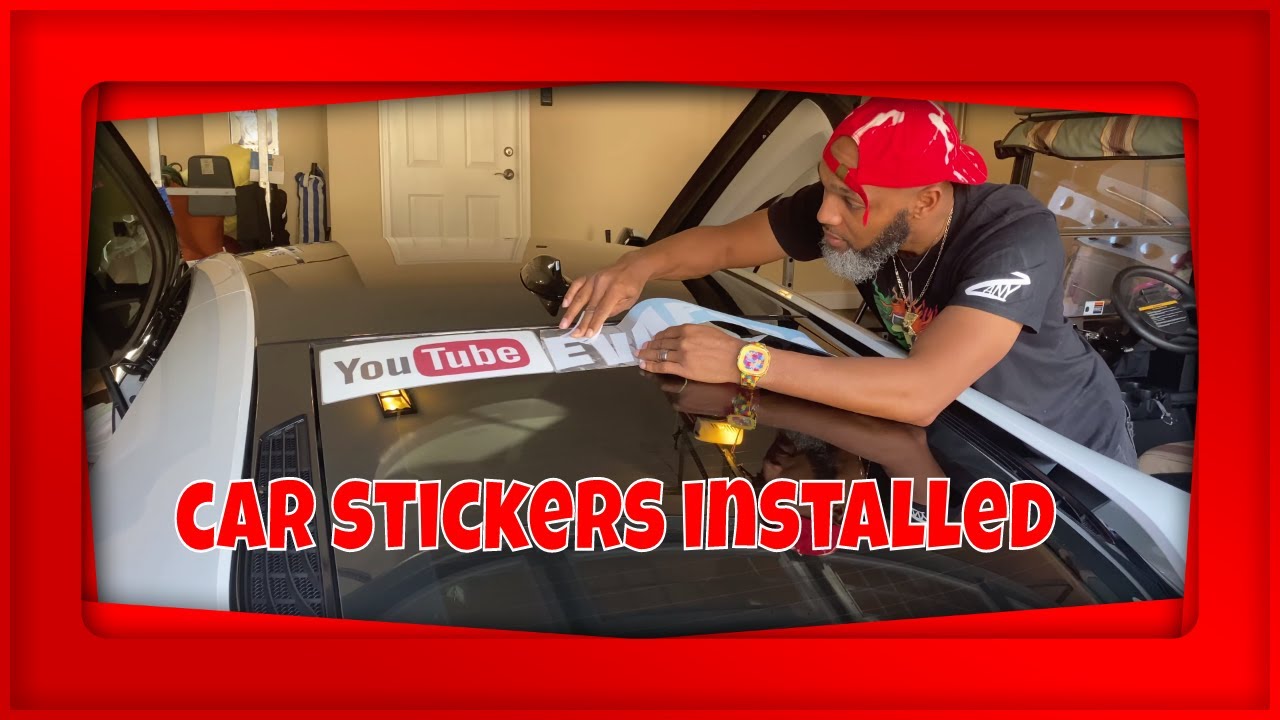 How To Install Youtube Vehicle Graphics Vinyl Car Stickers Youtube