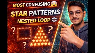 Python Star Pattern Programs Using Nested Loop | Explained Clearly