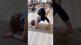 肘倒立簡易版 #yoga #handstand