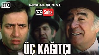 Üç Kağıtçı Türk Filmi | FULL | KEMAL SUNAL | Subtitled | Turkis Movie |