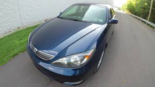 4K Review 2002 Toyota Camry SE 5-Speed Manual Transmission Virtual Test-Drive & Walk-around