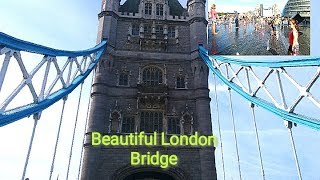 Beautiful London Bridge|லண்டனில் முக்கியமான இடங்களில் குழந்தைகளை மகிழ்விக்க சின்ன நீர்விளையாட்டு